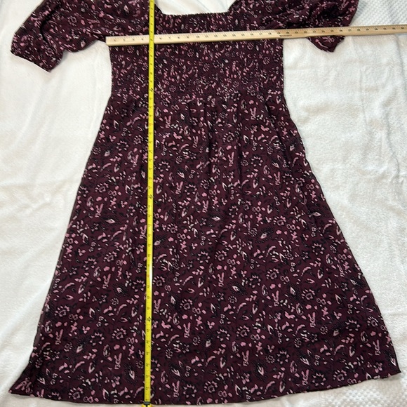 BEACH LUNCH LOUNGE Khaleesi Dress Womens Plus Size XXL Maroon Midi Boho Burgundy - Picture 12 of 17